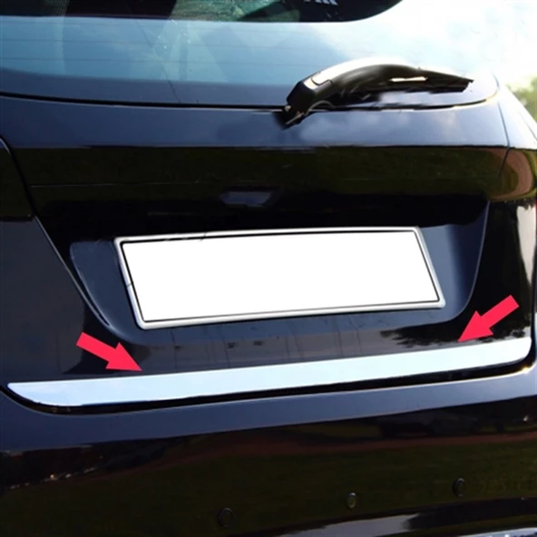Markadan Ford Fiesta Krom Bagaj Alt Çıta 2009-2017 Paslanmaz Çelik ürün görseli 1