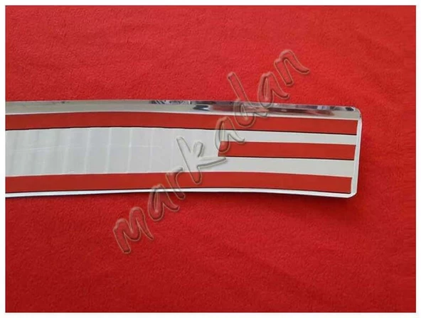 Markadan VW T5 Multivan Krom Arka Tampon Eşiği 2003-2014 Paslanmaz Çelik - Resim 2