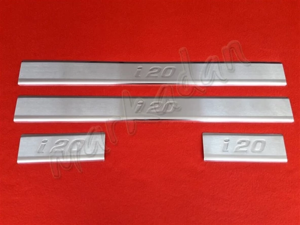 Markadan Hyundai i20 Krom Kapı Eşiği 2014-2020 4 Parça Paslanmaz Çelik ürün görseli 1