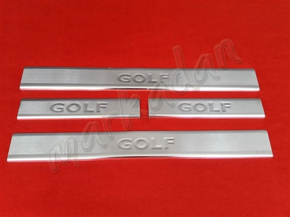 Markadan VW Golf 4 Krom Kapı Eşiği 1998-2004 4 Parça Paslanmaz Çelik ürün görseli 1