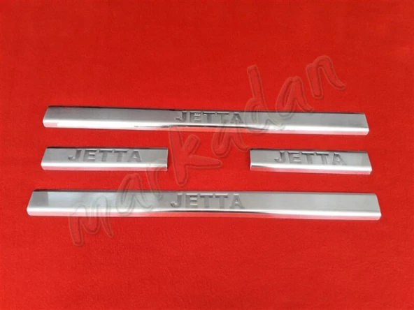 Markadan VW Jetta Krom Kapı Eşiği 2006-2011 4 Parça Paslanmaz Çelik ürün görseli 1