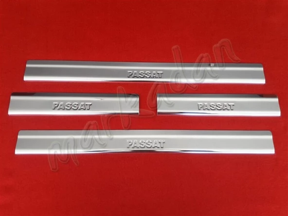 Markadan VW Passat 3C Krom Kapı Eşiği 2005-2015 4 Parça Paslanmaz Çelik ürün görseli 1
