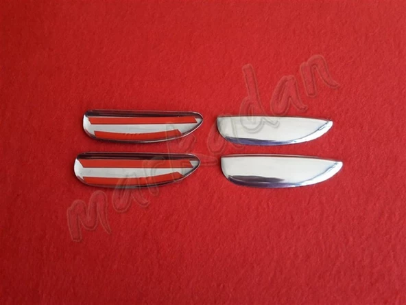 Markadan Renault Scenic Krom Kapı Kolu 1996-2003 4 Kapı Paslanmaz Çelik - Resim 2