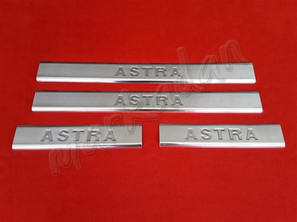 Markadan Opel Astra G Krom Kapı Eşiği 1998-2009 4 Parça Paslanmaz Çelik ürün görseli 1