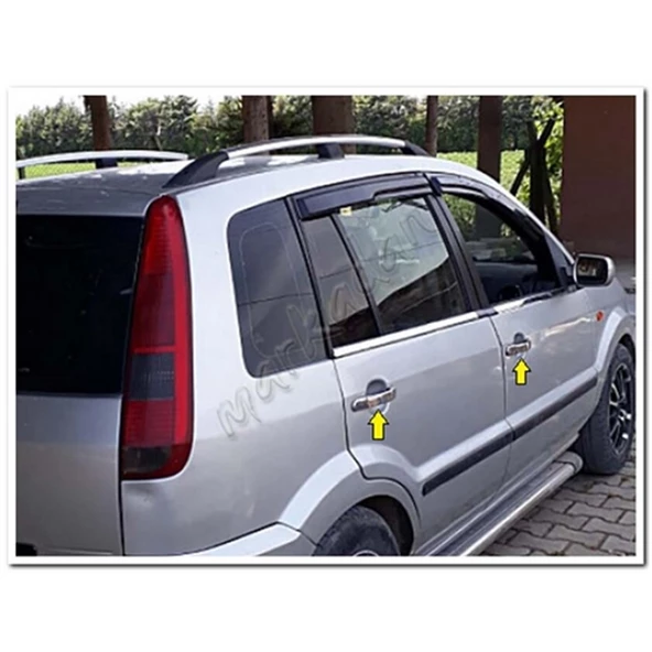 Markadan Ford Fusion Krom Kapı Kolu 2002-2012 4 Kapı Paslanmaz Çelik - Resim 4