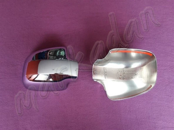 WOC Chrome Dacia Logan Krom Ayna Kapağı 2008-2013 2 Parça Abs Krom ürün görseli 1