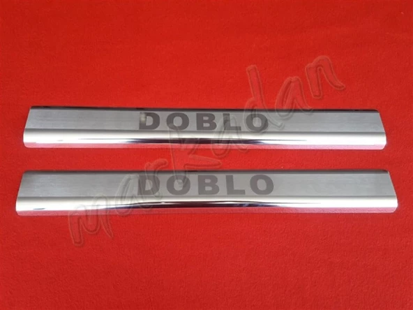 Markadan Fiat Doblo Krom Kapı Eşiği 2000-2012 2 Parça Paslanmaz Çelik ürün görseli 1