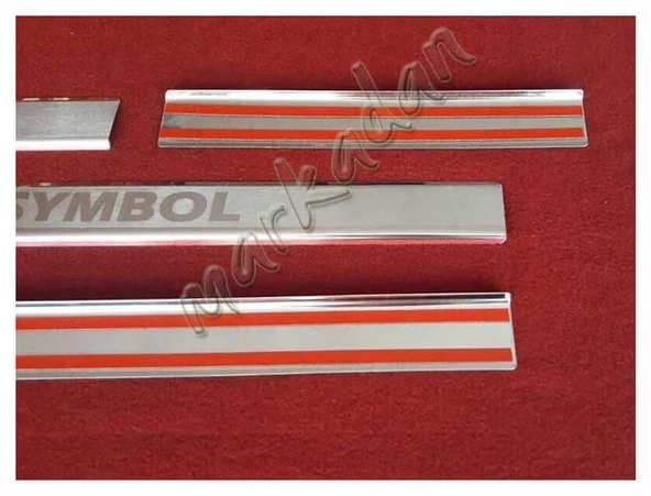 Db Chrome Renault Symbol Kapı Eşiği 2009-2012 4 Parça P.Çelik - Resim 3