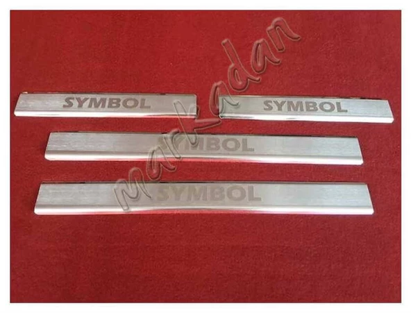 Db Chrome Renault Symbol Kapı Eşiği 2009-2012 4 Parça P.Çelik ürün görseli 1