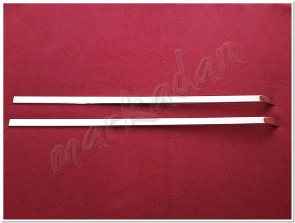 DB Chrome Fiat Doblo Sürgülü Kapı Çıta Nikelajı 2000-2012 2 Parça P.Çelik ürün görseli 1