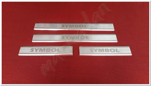 Db Chrome Renault Symbol Kapı Eşiği 2013-2021 4 Parça Paslanmaz Çelik ürün görseli 1