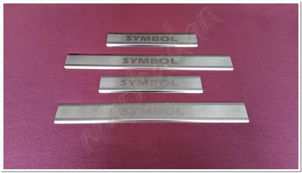 WOC Chrome Renault Symbol Kapı Eşiği 2013-2021 4 Parça Paslanmaz Çelik ürün görseli 1