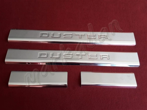 DB Chrome Dacia Duster Krom Kapı Eşiği 2018-2024 4 Parça P.Çelik ürün görseli 1