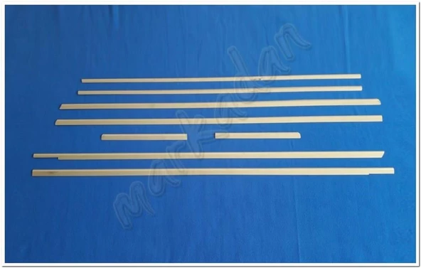 Mercedes Viano W639 Kısa Şasi Krom Cam Çıtası 2004-2014 8 Parça Paslanmaz Çelik ürün görseli 1
