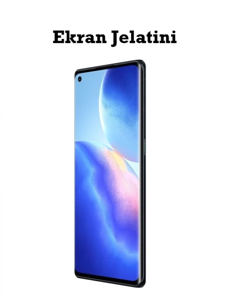 Oppo Reno 5 Pro 5G  Uyumlu Ön Body Şeffaf Ultra Ekran Koruyucu Nano Jelatin ürün görseli 1