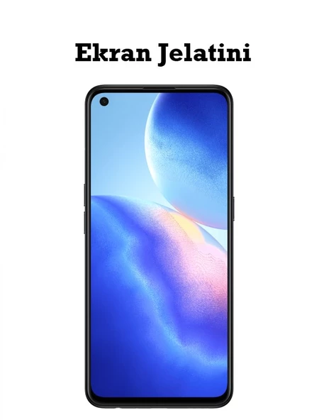 Oppo Reno 5 4G Uyumlu Ön Body Şeffaf Ultra Ekran Koruyucu Nano Jelatin ürün görseli 1