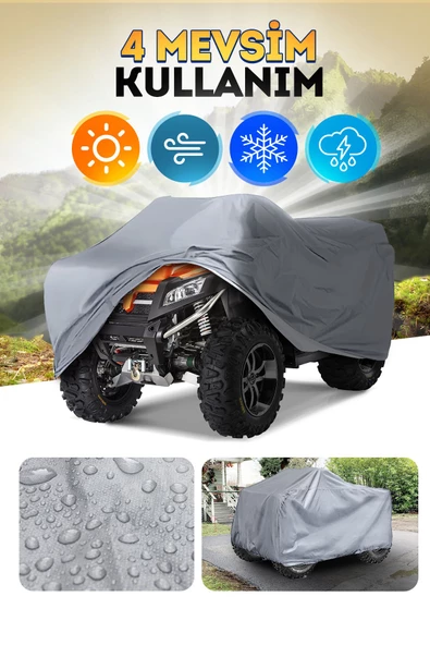ByLizard Polaris Trail Boss 330 Uyumlu Su Geçirmez  Atv Brandası ürün görseli 1