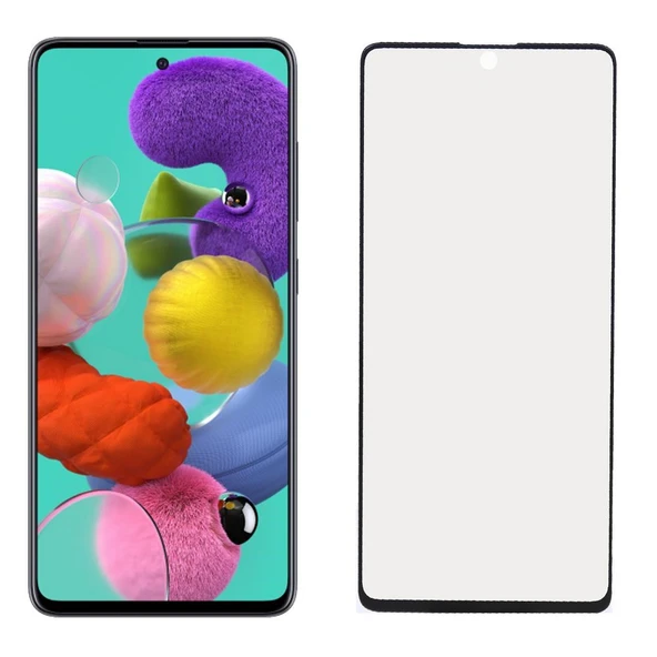 Samsung Galaxy A51 5D Seramik Tam Kaplayan Ekran Koruyucu Cam ürün görseli 1
