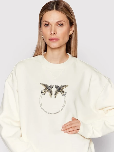 Pinko Misano Rahat Kesim Sweatshirt 1G17E3 Y7TM ürün görseli 1