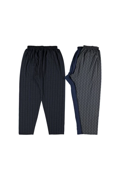 Erkek Pijama Alt Baskılı cepsiz Tek Alt ürün görseli 1