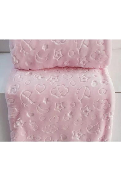 Kutulu Bebek Peluş Battaniye Pembe ürün görseli 1