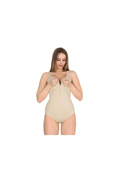 TEN AGRAFLI KALIN ASKILI ÇITÇITLI BADİ KORSE 2XL/3XL ürün görseli 1