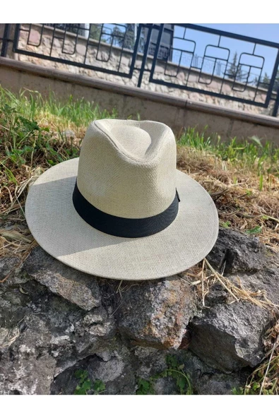 Kostan Aksesuar Unisex Hasır Şapka - Resim 2