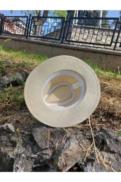 Kostan Aksesuar Unisex Hasır Şapka - Resim 3