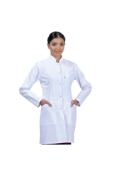 Önlük Hakim Yaka Doktor Öğretmen Önlüğü Orta Boy ürün görseli 1