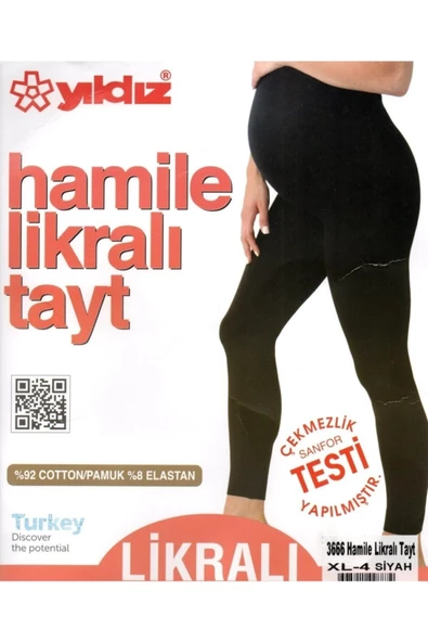 Kadın Siyah Hamile Tayt ürün görseli 1