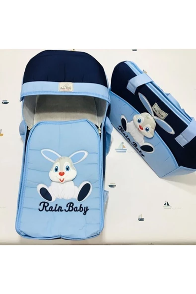 Mavi Anne Bebek Bakım Çantası Taşıma Çantası Seti Portbebe Mavi ürün görseli 1