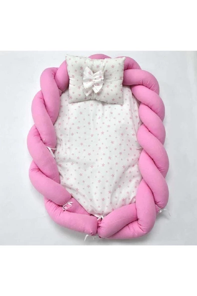 Örme Baby Nest Pembe ürün görseli 1
