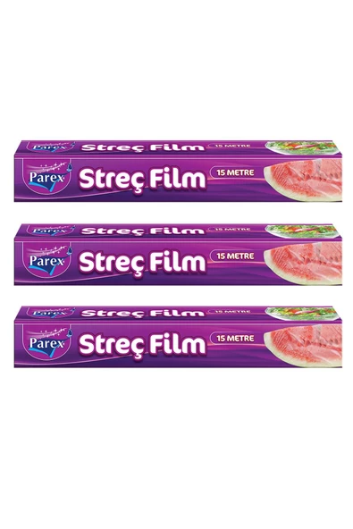 Parex Streç Film 15 Metre X 3'lü Ekonomik Set ürün görseli 1