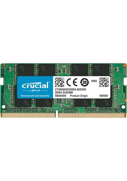 Crucial CT8G4SFD824A 8GB DDR4 2400 MHz SODIMM PC Bellek ürün görseli 1