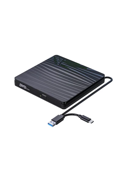Dvd Rw Usb 3 0 Type C Slim Harici Cd Dvd Yazıcı ürün görseli 1