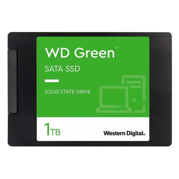 Wd Green 1Tb 2.5 Sata Ssd (545Mb/S) Wds100T3G0A ürün görseli 1