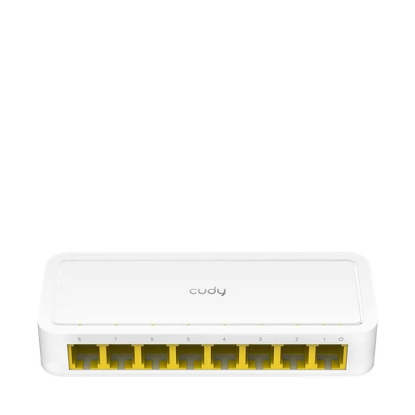 Cudy FS108D 8-Port 10/100 Mbps Desktop Switch ürün görseli 1