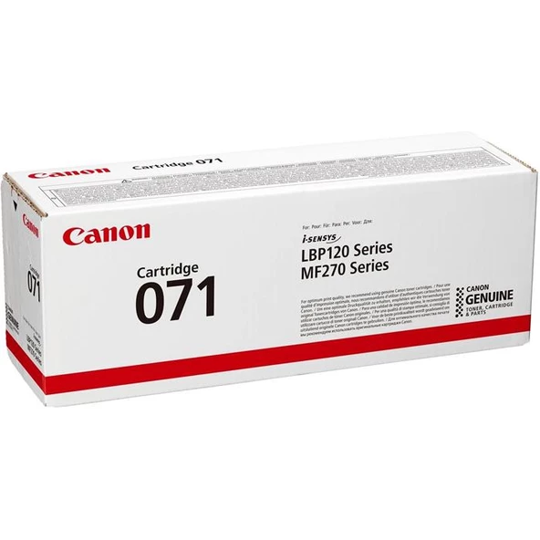 Canon Crg-071 Siyah Toner 1.200 Syf. (Mf272/Mf275) ürün görseli 1