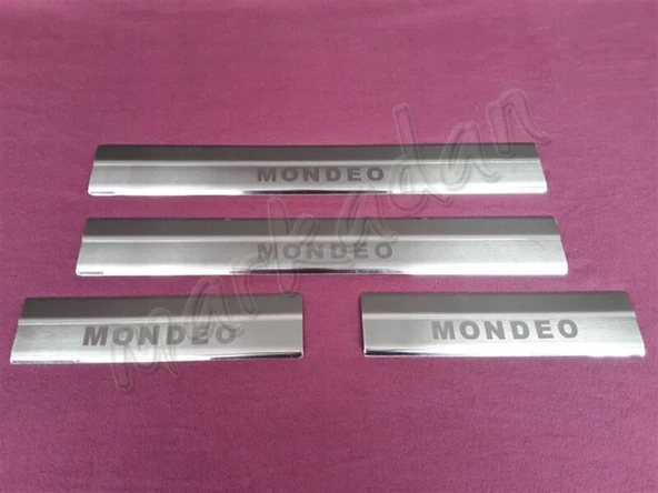 WOC Chrome Ford Mondeo Krom Kapı Eşiği 2000-2007 4 Parça Paslanmaz Çelik ürün görseli 1