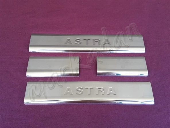 WOC Chrome Opel Astra K Krom Kapı Eşiği 2015 Sonrası 4 Parça Paslanmaz Çelik ürün görseli 1