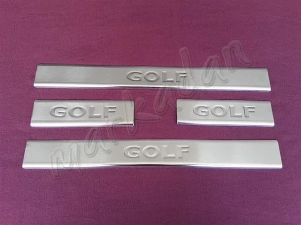 WOC Chrome VW Golf 7 Krom Kapı Eşiği 2012-2020 4 Parça Paslanmaz Çelik ürün görseli 1