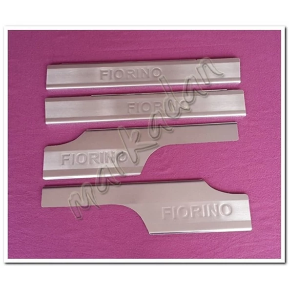 WOC Chrome Fiat Fiorino Krom İç Kapı Eşiği 2008 Sonrası 4 Parça Paslanmaz Çelik ürün görseli 1