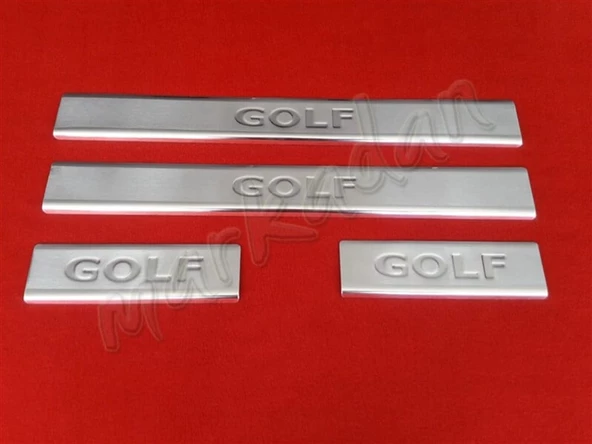 Markadan VW Golf 7 Krom Kapı Eşiği 2012-2020 4 Parça Paslanmaz Çelik ürün görseli 1