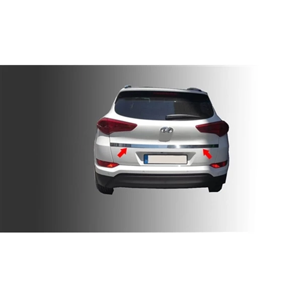 WOC Chrome Hyundai Tucson Krom Bagaj Çıtası 2015-2018 Paslanmaz Çelik ürün görseli 1