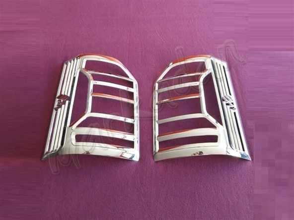 WOC Chrome VW T6 Transporter Krom Stop Çerçevesi 2015-2024 2 Parça Abs Krom ürün görseli 1
