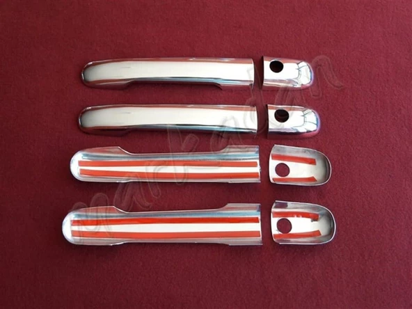 DB Chrome Mercedes Vito Kapı Kolu Nikelajı 1996-2003 4 Kapı P.Çelik - Resim 2