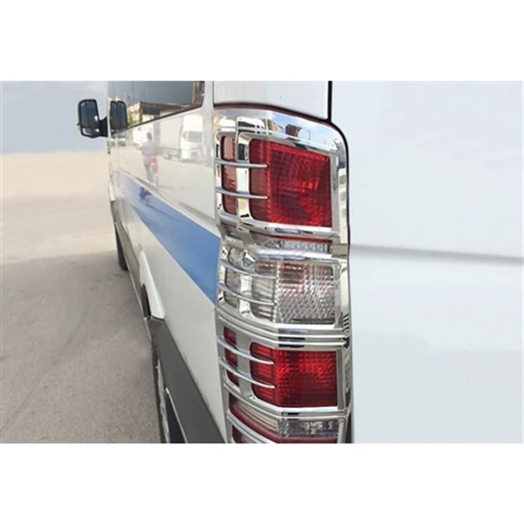 WOC Chrome Mercedes Sprinter Krom Stop Çerçevesi 2006-2018 2 Parça Abs Krom ürün görseli 1