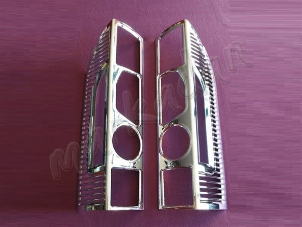 WOC Chrome Peugeot Boxer Krom Stop Çerçevesi 2006-2014 2 Parça Abs Krom ürün görseli 1