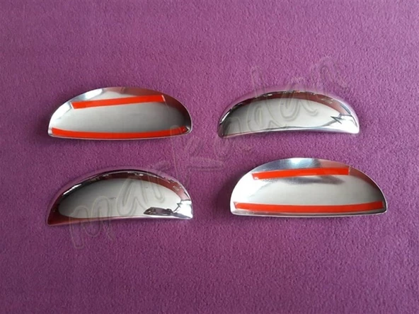 WOC Chrome Peugeot 107 Krom Kapı Kolu 2007-2014 4 Kapı Paslanmaz Çelik - Resim 2