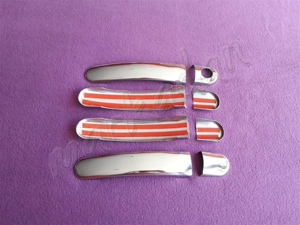 WOC Chrome Seat İbiza Krom Kapı Kolu 2002-2008 4 Kapı Paslanmaz Çelik - Resim 2